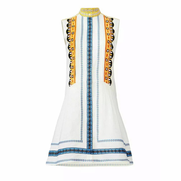 Tory Burch White Flutter Dress - Picture 2 of 4